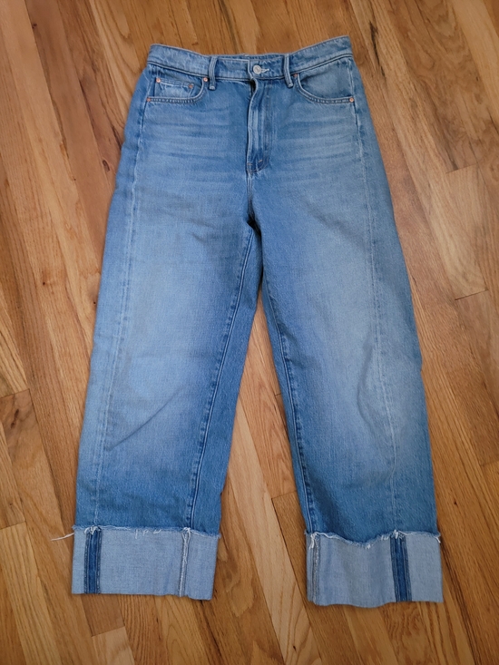 MOTHER Denim - Mother The Half-Pipe Ankle Cuff Fray The Last Bite Size 26 Pre-owned